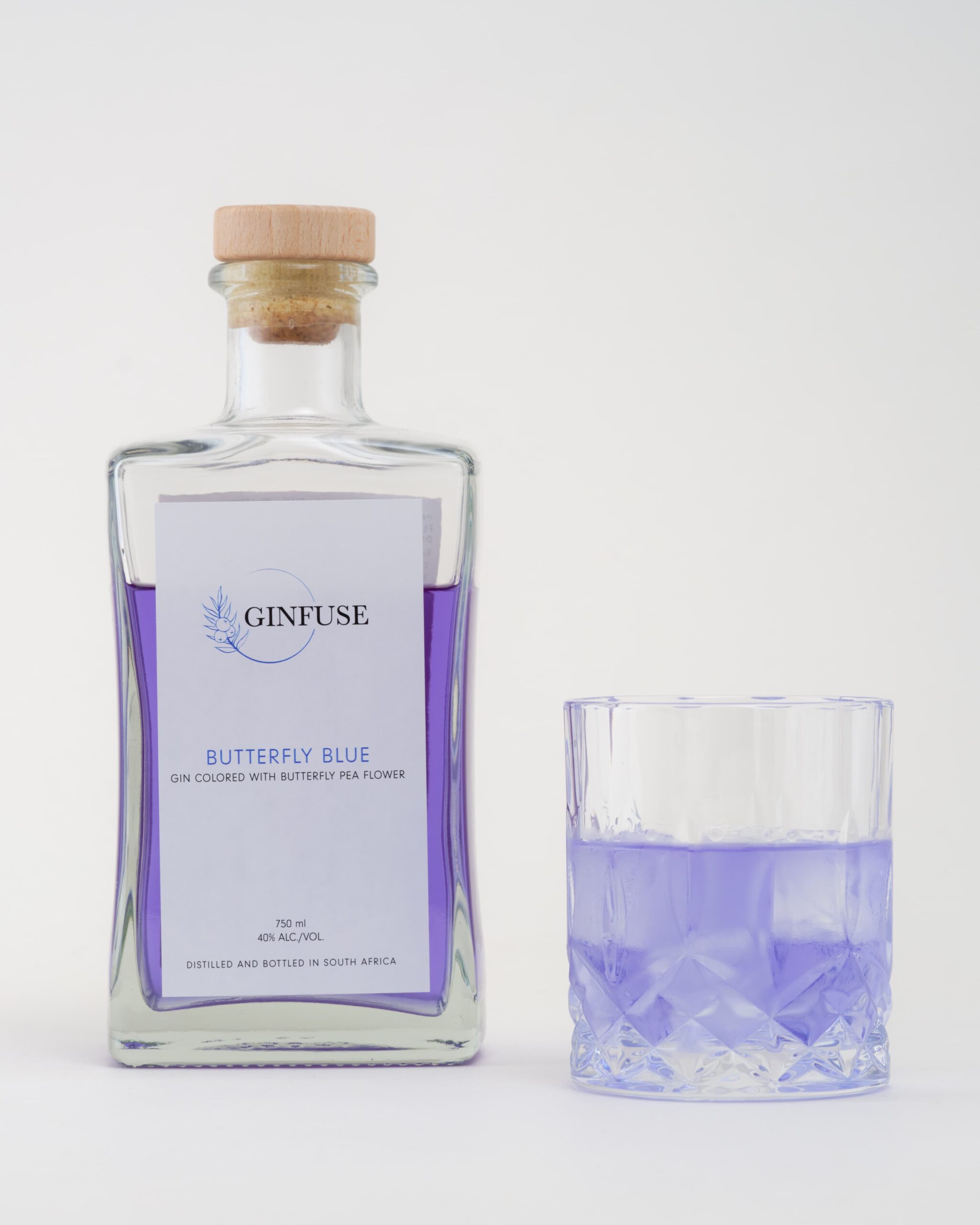 Ginfuse Butterfly Blue